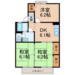 ファミール前島Ⅱの物件間取画像